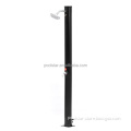 Portable 20L Black PVC Solar Heated Outdoor Shower with Hot and Cold Adjustment for Poolside, Beach, Pool, Spa Use